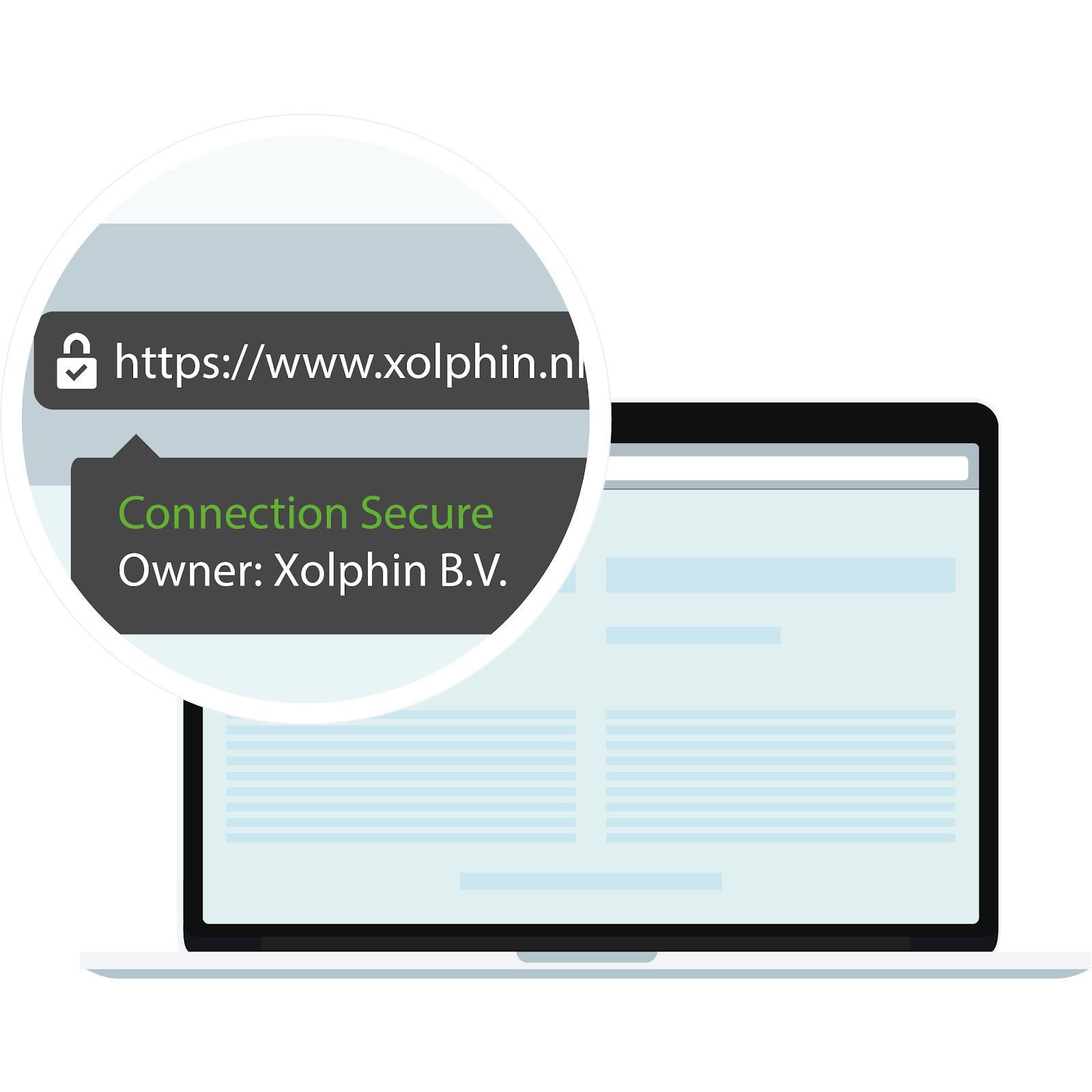 website beveiligd met SSL certificaat 