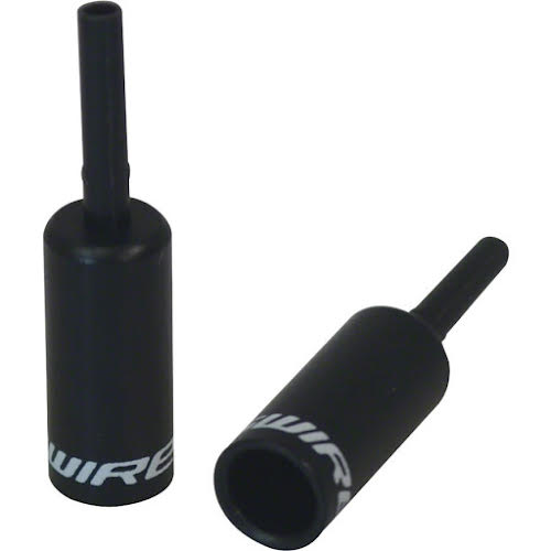 Jagwire 5mm Lined Alloy End Caps Black Bottle of 50