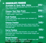 The Chocolate Room menu 8