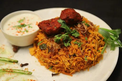 Soya Chaap Biryani