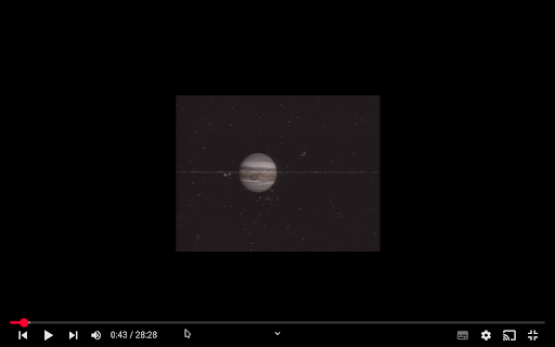 toggle full screen by clicking & pointing at the top