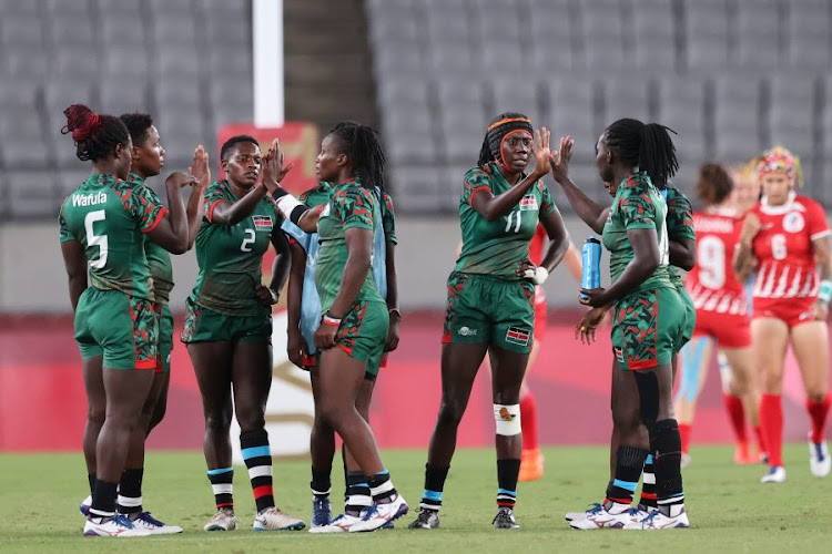 Kenya Lionesses during a past tournament