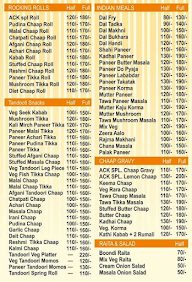 ACK Chaap & Kabab menu 2