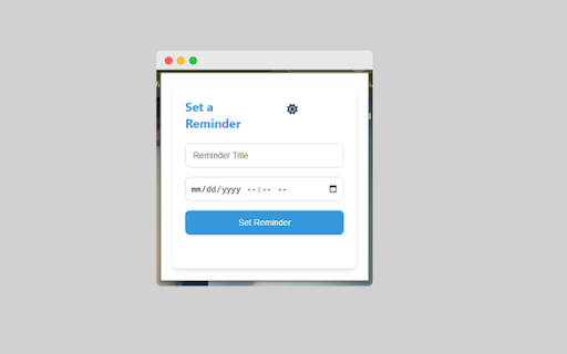 Reminder Extension Preview 1