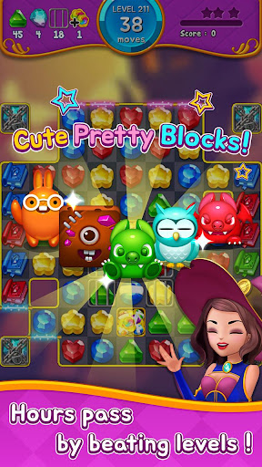 Jewel Witch - Best Funny Three Match Puzzle Game screenshots 7