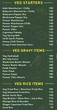 Uday Family Restaurant menu 3