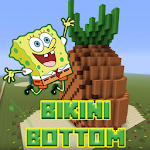 Cover Image of Download Bikini Bottom city craft for MCPE 1.8 APK