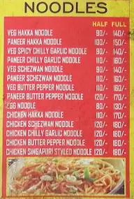 CG's Kitchen menu 1