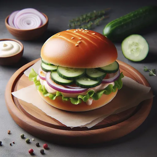 Veg Salad Burger [Serves 1]