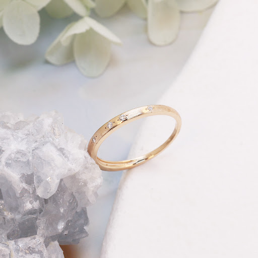 Title 4, Jewelry Starry Zircon Brushed Ring Autumn New S...