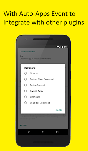 Snackbar Tasker Plugin
