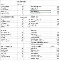 Insta Meals menu 1