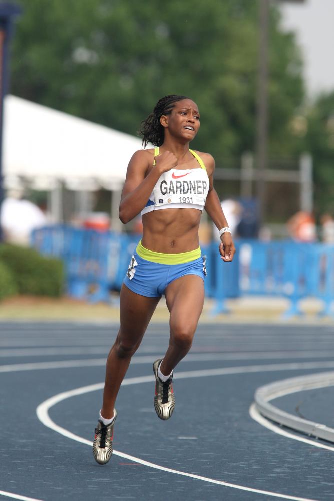 Pre2009 NikeOutdoorNationals.com - Nike Outdoor Nationals Site - NON - Photos - English Gardner - 400m NON 2008