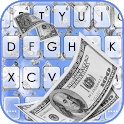 Flying Dollars Keyboard Backgr