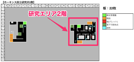 研究エリア2階