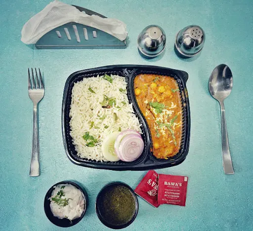 Punjabi Chole With Rice Bowl