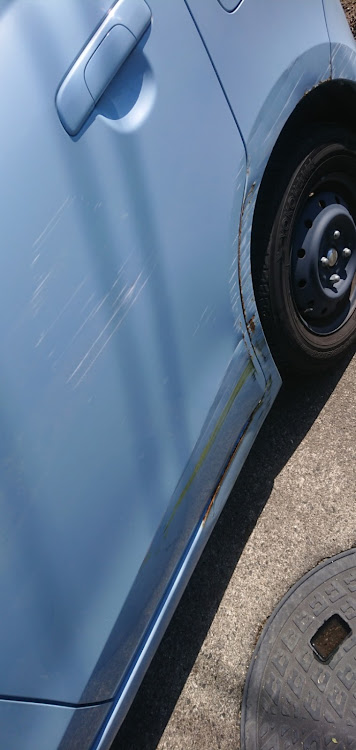 ロードスターのうどん屋さん・家に呼ぶスタイル・傷だらけのALTO・今度素人板金だな・実験車両に関するカスタム事例の投稿画像3枚目
