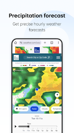 Screenshot WeatherService