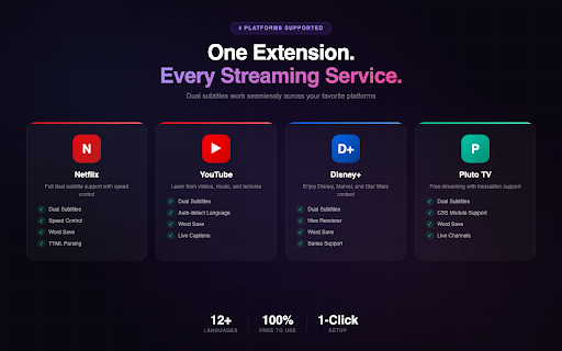 FairyStoryAI : Netflix/YouTube/Disney+/Pluto TV Translation screenshot 4