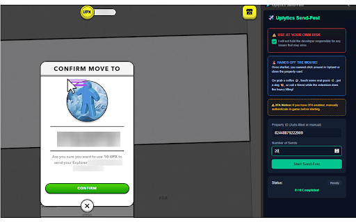 Uplytics Send-Fest screenshot 1