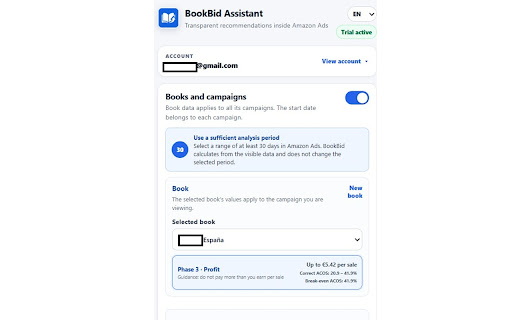 BookBid Assistant screenshot 1
