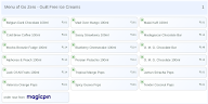 Go Zero - Guilt Free Ice Creams menu 1