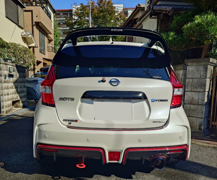 ノートeパワーの洗車・NISSAN・ノートニスモ・ノートe-POWER NISMO Sに関するカスタム事例の投稿画像4枚目