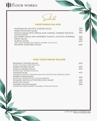 The Flour Works menu 1