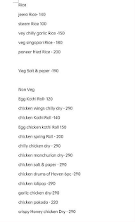 Chowmein Chaw menu 4