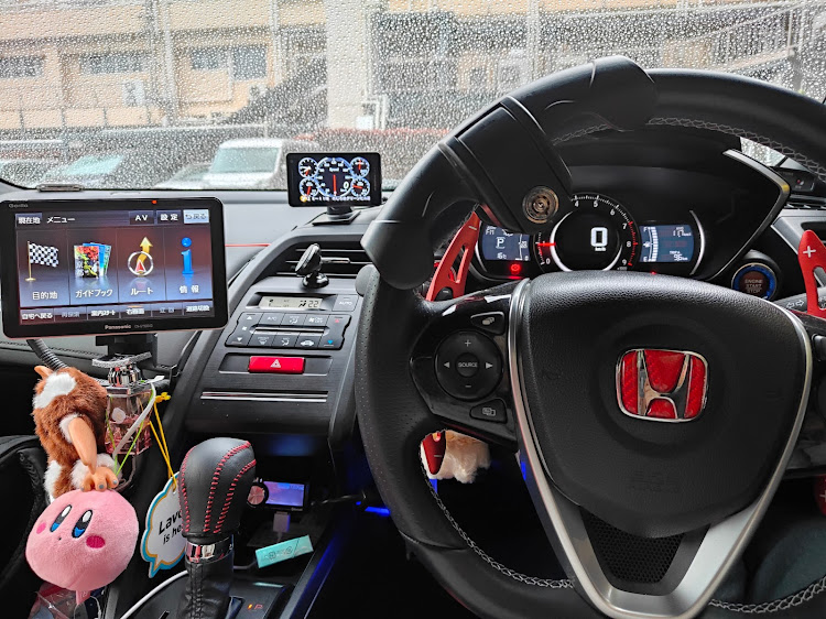 S660のいいね＆フォロー＆コメントありがとうございます・CARTUNEフォロワーさんに感謝・職場駐車場にて・車内の癒しグッズ・私のレーダー探知機ディスプレイに関するカスタム事例の投稿画像5枚目