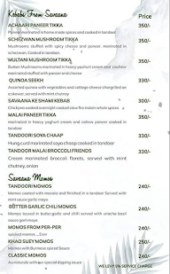 Savaana Cafe & Kitchen menu 4