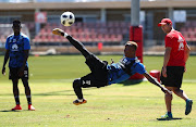 Yannick Zakri of Ajax Cape Town during the Ajax Cape Town morning training session at Ikamva, Cape Town on 24 January 2018.