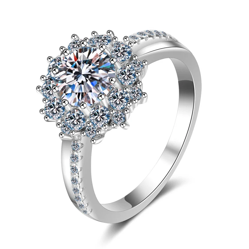 Title 2, Bague de mode en argent sterling avec diamant m...