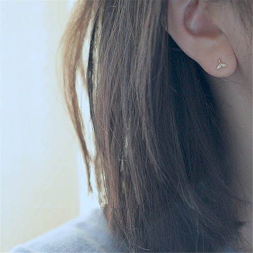 Title 6, S925 Sterling Silver Plated 14K Gold Fish Tail ...
