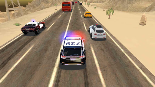 Real Police Car Racing: Heavy traffic simulator  screenshots 14