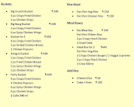 The Crusty Rooster menu 4