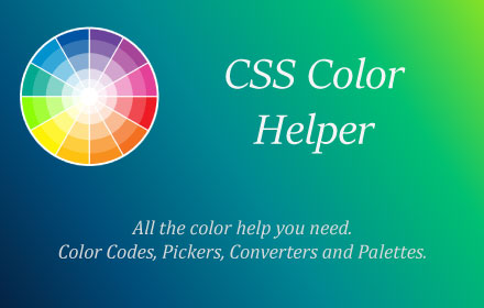 CSS Color Helper small promo image