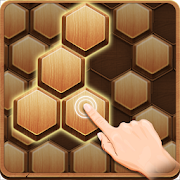 Hexágono de bloque de madera MOD