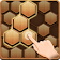 Hexagone en bois icon