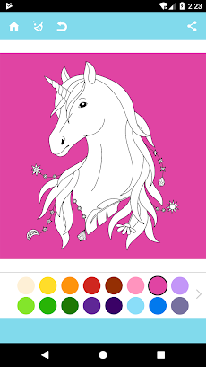 Unicorn Coloring Bookのおすすめ画像1