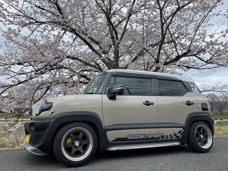 クロスビーのピックアップに選ばれたい・桜とコラボ🌸・サクラと愛車・バス釣り・琵琶湖に関するカスタム事例の投稿画像4枚目