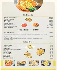 Spice Affair Restaurant menu 3