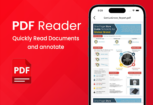 Screenshot PDF Reader And PDF Viewer