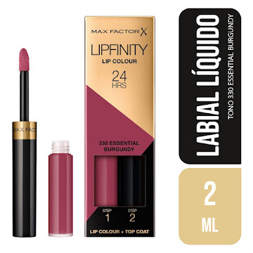 Labial Max Factor Lipfinity Essential Burgundy x 2 ml  