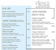 Essence - Park Plaza menu 2