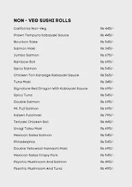 Sushi Junction menu 1