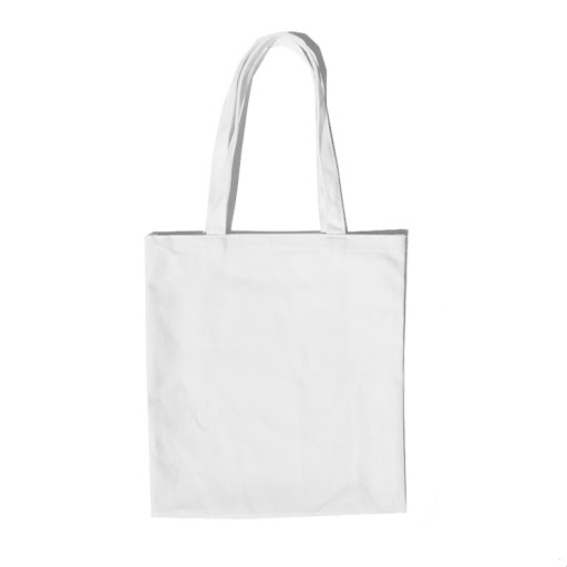 Title 5, Solid canvas tote bag, a durable and spacious c...