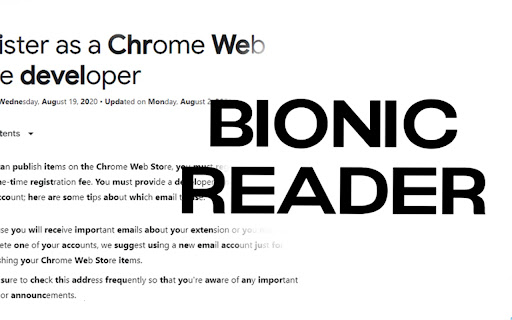 Bionic Reader - ADHD Aid For Reading