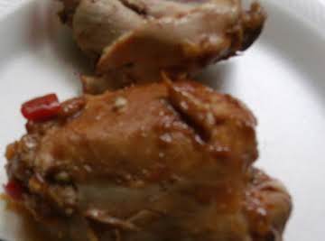 Crock pot bbq chicken