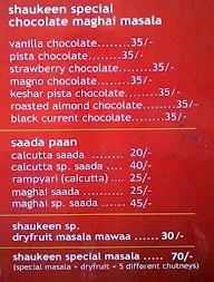 Shaukeen - The Complete Paan Shop menu 1